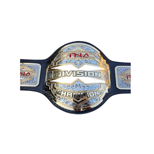 เข็มขัดแชมป์ TNA Division หนังสีดำ ดีไซน์ทองและเงิน คุณภาพพรีเมียม สำหรับแฟนๆ MMA - Product Image 1
