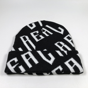 Chapeau d'hiver en jacquard de haute qualité OEM, logo personnalisé, bonnet imprimé sur toute la surface, toque unisexe - Product Image 2