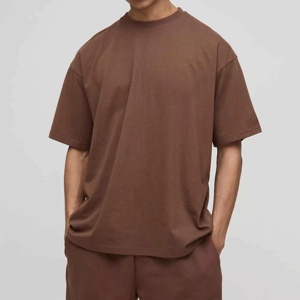 Wholesale <b>Men's</b> Casual Running Set Breathable Summer Short Sleeve <b>Tops</b> Pants Washed Terry Solid <b>Men</b> Two Piece T-Shirt Sets - Product Image 5