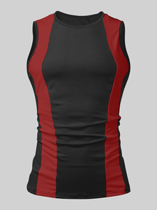 MILIENZ SPORTS & APPAREL Camiseta sin mangas con cuello alto y estampado de leopardo para hombre, 220 g, algodón, secado rápido, ropa deportiva - Product Image 3