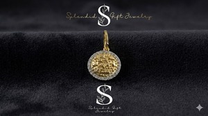 Pendentif en diamant personnalisé avec diamants de clarté VVS, style hip-hop, plaqué or, design mignon pour homme et femme, cadeau - Product Image 5