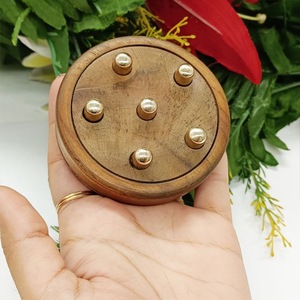Eco-Friendly Rustic Wooden Gua Sha <b>Face</b> Massager with Solid Acacia Wood Crafts for Muscle Relaxation-New Year Gift - Product Image 3