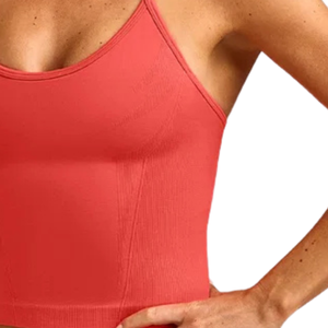 Camiseta sin mangas informal para mujer, cuello redondo, ligera, suave y elástica, camiseta básica de verano para gimnasio, fitness, correr, entrenamiento - Product Image 5