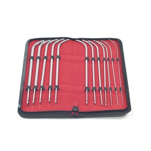 Kit d'instruments chirurgicaux gynécologiques pour dilatation utérine et cervicale, en acier inoxydable professionnel, réutilisable, type Hegar - Product Image 3