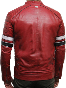 2026 Customized Men's <b>Leather</b> <b>Jacket</b> For Biker Distressed Genuine <b>Lambskin</b> Top Quality Material Parka <b>Jacket</b> Men - Product Image 2