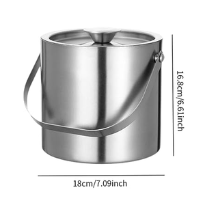 Cubeta de Hielo de Acero Inoxidable para Champán y Cerveza, Resistente al Óxido, la Más Vendida - Product Image 2