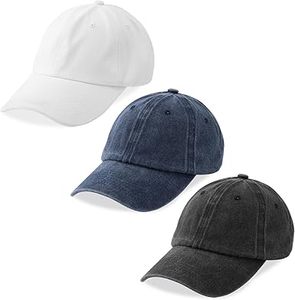 Gorra de Béisbol Unisex de Algodón, 6 Paneles, Ajustable, Color Sólido, Estilo Casual para Adultos, Acabado Lavado, para las Cuatro Estaciones - Product Image 3