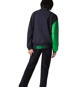 Men's Y2K <b>Star</b> Print Oversized Casual <b>Jacket</b> Stand Collar Woven Fabric Waterproof Eco-Friendly Spring Windbreaker Zipper Closure - Product Image 3