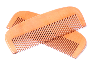 Peine de Madera Natural para el Cabello, Peine de Madera Hecho a Mano con Dientes Anchos para Hombres, Mujeres y Uso en Salones - Product Image 5