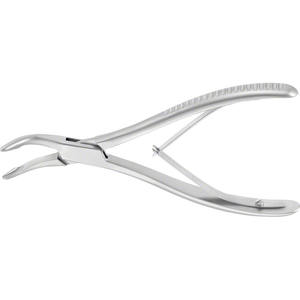 Jansen Stainless Steel Precision Bone Rongeur 7" Curved 4mm Jaws Class I for Orthopedic Surgical <b>Instruments</b> By Grip Surgical - Product Image 6