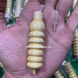 Último diseño de péndulo de madera hecho a mano para Reiki Practicante Mayorista de palisandro y péndulos de radiestesia de cristal para la venta - Product Image 1