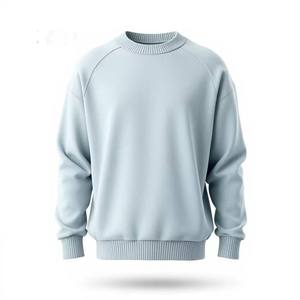 Sweat-shirt Homme Personnalisé de Haute Qualité, Doux, Col Rond Rétro, Anti-boulochage, Automne, Fournisseur OEM-ODM, Vente en Gros, Pulls 100% Coton - Product Image 1