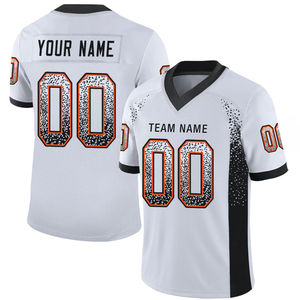 Camiseta de Fútbol Americano Personalizada al por Mayor con Logotipo, Impresa en Alta Calidad, Malla de Poliéster, Servicio OEM ODM, Secado Rápido y Transpirable - Product Image 1