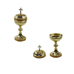 Cáliz y Ciborio Dorados para Iglesia, Cruz de Sacerdote, Artículos Religiosos Católicos a Precio Accesible - Product Image 3
