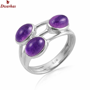 Trendy handmade classic 925 sterling <b>silver</b> natural <b>garnet</b> three gemstone <b>ring</b> for men fashion parties gift jewelry ready stock - Product Image 2