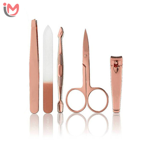 Ensemble de manucure et pédicure professionnel en acier inoxydable couleur personnalisée – Meilleur produit, kit de beauté et d'hygiène personnelle pour voyage, OEM - Product Image 5
