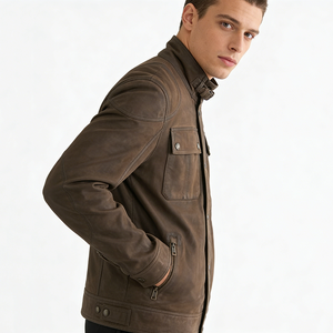 Budget Friendly Genuine <b>Leather</b> <b>Jacket</b> Sale Premium Fashion Outerwear <b>Mens</b> Womens Custom Made Bulk Wholesale Manufacturer - Product Image 1