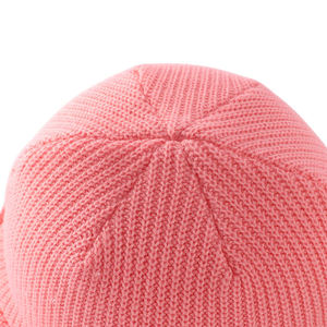 Cute Knit Beanie Hat Soft Warm <b>Winter</b> <b>Cap</b> with Decorative Custom Logo Wholesale OEM Headwear Supplier - Product Image 4