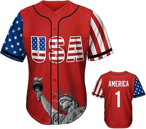 Maillots de baseball de bonne qualité, vêtements d'équipe, maillot de baseball élégant, confortable et parfait pour les équipes, les fans de sport et les tenues décontractées - Product Image 5