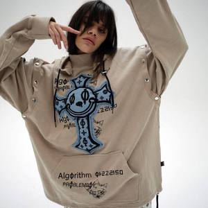 Nuevas sudaderas holgadas con capucha y orejas de conejo para mujer, cálidas para invierno, estilo boxy. - Product Image 1