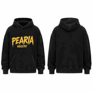 Sweat-shirt à capuche vintage noir pour homme, avec poche graphique sur le devant, style streetwear - Product Image 5