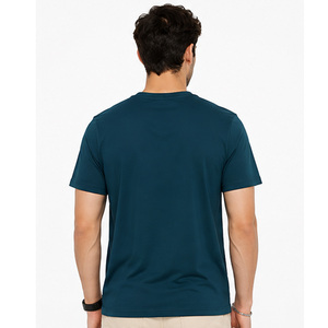 T-shirt en coton pour homme, imprimé sur mesure, manches courtes, confortable, streetwear décontracté, vente en gros de vêtements, t-shirt en coton pour homme en gros - Product Image 3