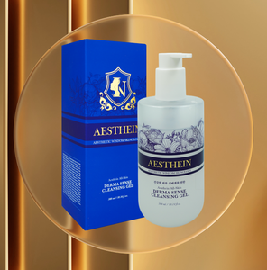 AESTHEIN Derma Sense Gel Limpiador 300ml Hipoalergénico Limpiador Facial Coreano Acné Cero Mela Cero Ingredientes Patentados - Product Image 1