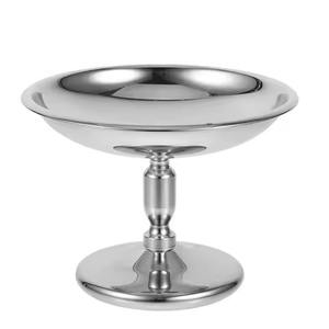 Tazón de metal de última tendencia para servir postres fríos en mesas de cafeterías y restaurantes - Product Image 1