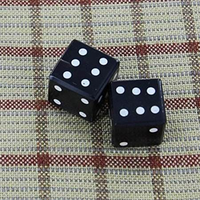 Dadu Tanduk dan Tulang Berkualitas Tinggi Unik Laris Manis, Dadu Gaming Hitam Premium, Aksesori Gaming Bergaya Vintage