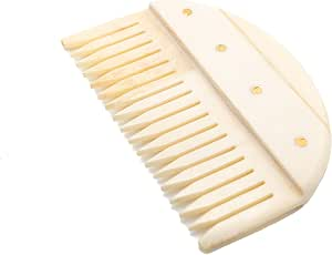 Peigne à barbe rond de qualité supérieure, fait main, en os de Viking sculpté, design floral, respectueux de l'environnement, pour un toilettage naturel - Product Image 2