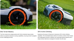 Navimow I105 Cordless 24V RTK Vision Robotic Lawn Mower IP66 Smart App Control Automatic Grass Cutting for Garden Yard - Product Image 2