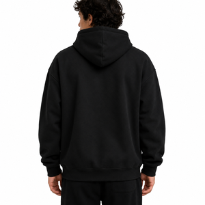 Sudadera con Capucha Personalizada, 100% Algodón, Tejido Grueso, con Cierre, Estilo Oversize, Color Sólido, Informal, de Invierno, Unisex, Transpirable y Ecológica - Product Image 5