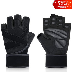 Gants de sport respirants en maille pour la gym, anti-transpiration, légers, en cuir robuste avec paume renforcée - Product Image 1