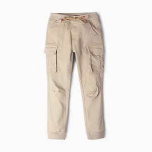 Pantalones Cargo para Niños al por Mayor de Fábrica, Pantalones Deportivos Casuales Personalizados de Algodón Liso, Pantalones para Niños y Hombres - Product Image 4