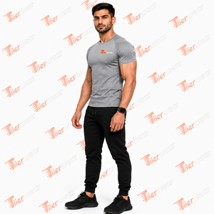 High Quality Gym Bodybuilding Fitness Compression <b>Shirts</b> Breathable Fitness Gym Workout Muscle Compression <b>Shirt</b> for <b>Men</b> - Product Image 2