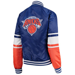 Custom Logo Men's Baseball Satin Quilted Jacket Striped Rib-Knit Stand Collar Waterproof Varsity Bomber Jacket OEM Service - Product Image 3