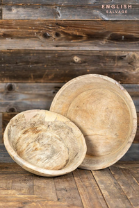 Tazón de Madera Redondo Multiusos Ecológico para Ensaladas, Frutas, Sopa, Arroz, Utensilios de Cocina de Madera Resistente - Product Image 4