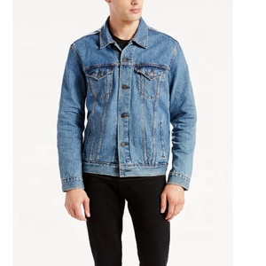 2023 Stylish Outdoor Embroidery Jeans <b>Jackets</b> 100% Cotton Outdoor Winter <b>Jacket</b> Denim Cheap <b>Long</b> Sleeves Denim <b>Jackets</b> - Product Image 4