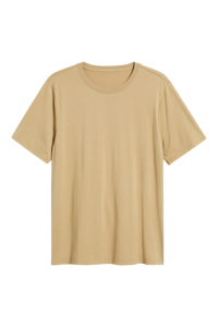 เสื้อยืดผู้ชายทรงหลวม สีพื้น แขนสั้น คอกลม ผ้าฝ้าย 100% ระบายอากาศ แห้งเร็ว สไตล์ลำลอง ผ้าถัก - Product Image 1