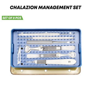 Juego de 8 Instrumentos Oftálmicos para Cirugía de Calázion con Bandeja - Product Image 2