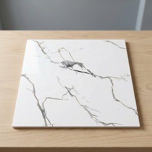 Matt Marble White Marble <b>Mosaic</b> Tiles 30x30cm Glazed Wall Decor Square Style - Product Image 2