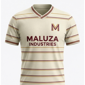 Conjunto Deportivo de Fútbol Moderno, Camiseta y Pantalones Cortos, Uniforme Personalizado para Equipos, MALUZA INDUSTRIES Global - Product Image 3