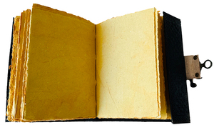 Livre des Ombres Seigneur En Relief Vintage En Cuir Véritable Journal À La Main Deckle Papiers Grimoire Journal Brun Avec Journal De Couleur Rouge - Product Image 6