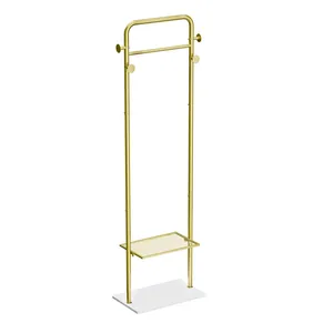 Handmade Decorative Garment <b>Rack</b> for Fashion Display Home <b>Storage</b> and Hotel ProjectsSingle Tier Iron <b>Storage</b> Basket <b>Wall</b>-Mounted - Product Image 6