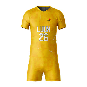 Ensemble d'uniformes de football personnalisés OEM ODM, maillot et short de football, vêtements de sport d'équipe, séchage rapide, fabricant en gros - Product Image 4
