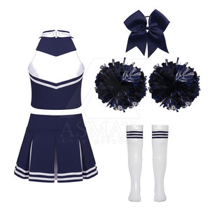 Uniforme de Animadoras Personalizado de Alta Calidad para Mujer, Conjunto Elástico para Baile y Animación en Eventos Deportivos - Product Image 6