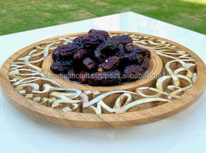 Bandeja de madera hecha a mano por Artisan Craft pulida para regalos para servir dulces Love & Nautical Style Souvenir - Product Image 4