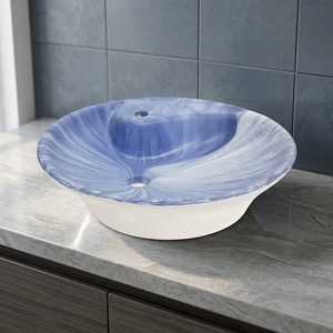 Modern Rectangular Ceramic Countertop Wash Basin Luxury Bathroom Vanity Vessel Sink Porcelain Lavabo - Product Image 2