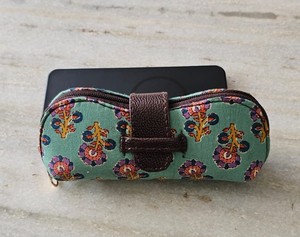 Étui à lunettes en coton imprimé, étui à lunettes de soleil, housse en tissu doux, accessoire de voyage léger pour femmes et hommes, rangement quotidien - Product Image 4
