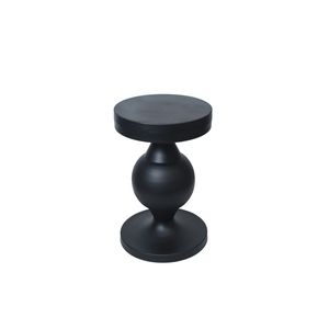 Table d'appoint ronde nordique en fer, table d'appoint en métal mat durable, table basse cannelée pour petits espaces, prix d'usine, couleur personnalisée, mobilier - Product Image 4